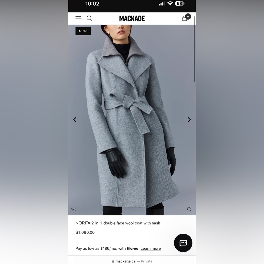 Mackage winter coat